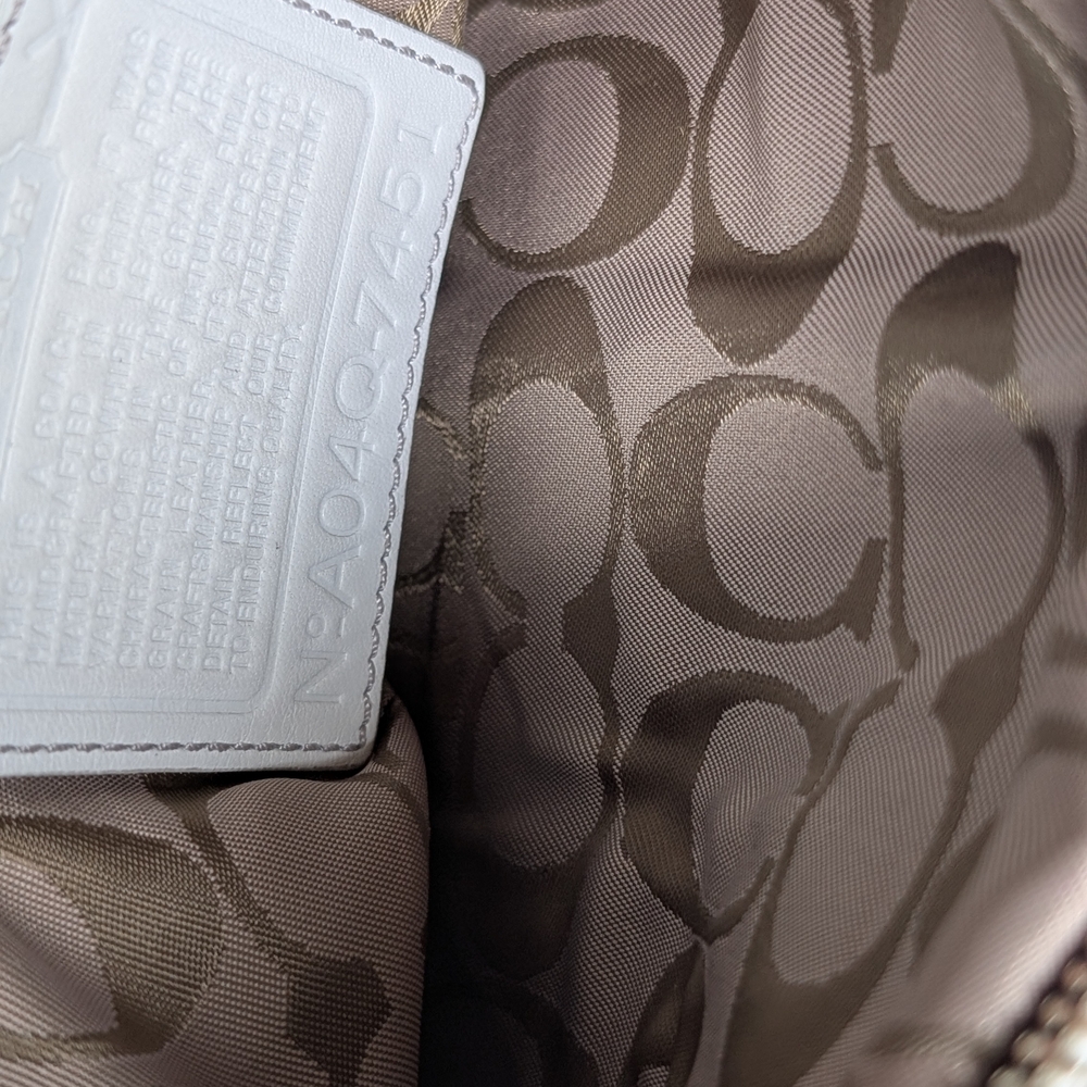 Coach Small Leather Shoulder Bag - Picture 4 of 17